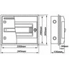 Elektro-Plast Moduliniai hermetiški perjungimo įrenginiai RHp -12 1 x 12 IP65 (36.120)