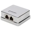 Digitus DIGITUS Professional Cat 6A paviršutiniška dėžutė, 2 kartus