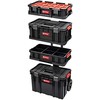 Q-Brick Mobili įrankių dėžė ant ratukų System Cart Two 6in1