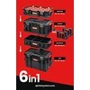 Q-Brick Mobili įrankių dėžė ant ratukų System Cart Two 6in1