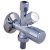 Kampinis ventilis Schell, 1/2'' x 3/8'' x 3/4'' kombinuotas