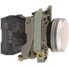 Schneider Electric Signalinė lemputė 22mm, balta 230- 240V, kintamA LED (XB4BVM1)
