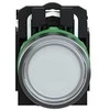 Schneider Electric 22mm baltas valdymo mygtukas su grįžtamam žibintu 1Z 1R (XB5AW31B5)