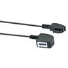 Schwaiger Telefono kabelis Verl. TAE-F 6P4C -> TAE-F 6P4C 6m