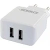 USB adapteris Schwaiger 230V 2x USB adapteris 2.4A baltas