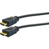 Schwaiger HDM150 013 kabelis HDMI 15 m HDMI Typu A (Standard) Juodas, Złoto