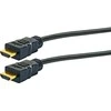 Schwaiger HDMI-Kabelis 4K UHD 1,5m vergoldete Steckkontakte Sw