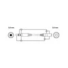 Kabelis Schwaiger Jack 3.5mm - Jack 3.5mm 5m juoda (KHA4036533)