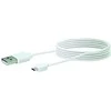 USB kabelis Schwaiger USB-A - mikro B 2 m Baltas (LK200M532)