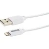 USB kabelis Schwaiger USB-A - Žaibas 2 m Balta (LKF200L532)