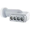 Schwaiger Quad-Switch LNB 4 Sat. Wetterfest Grau