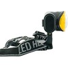 Schwaiger WLED 40, žibintuvėlis su galvos juosta, juodas, geltonas, mygtukai, IPX4, COB LED, 1 lempa(-os)