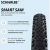 „Schwalbe Smart Sam 26x2.10“ naujas „Addix Performance“ bronzinis šonas