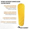 Sea To Summit UltraLight kilimėlis 640 mm 2010 mm Geltona