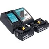 Makita DJR189RTJ Akumuliatorinis tiesinis pjūklas, 18 V, 0 - 3100SPM, 22mm, 2x5,0Ah Li-ion, 2,5kg