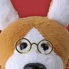 IF „Book-Tails Dog Corgi“ pliušinė žymė