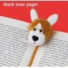 IF „Book-Tails Dog Corgi“ pliušinė žymė