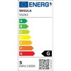 Segula Segula LED Globe 95 skaidrus E27 5W 400Lm 2200K dimmbar