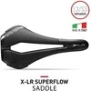 Selle Italia SELLE ITALIA X- LR SUPERFLOW S (id rungtynės - S3) TI 316 Tube 7, fibra- tek, 172g juodas (NEW)