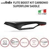 Selle Italia SYDOL SELLE ITALIA FLITE BOOT SUPERFLOW KIT CARBONIO S (id rungtynės - S3) anglis + 10mm 7x9, fibra-tek, juoda (NAUJIENA)