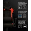 Žaidimų kėdė Sense7 Spellcaster fabric Gaming Chair, Juoda-raudona