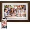 Denver Frameo PFF-1042DW 10.1" skaitmeninis nuotraukų rėmelis - rudos spalvos