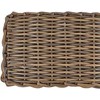 Beliani 2 gėlių krepšelių rinkinys ORMOS 53/59 cm Rudas technoratanas