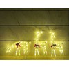 Beliani LED sodo dekoracija ANGELI elniai 92/85/49 cm balta