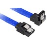Sharkoon SATA 3 - 0.6 m - SATA III - SATA 7-pin - SATA 7-pin - Male/Male - Juodas,Mėlyna