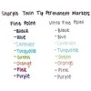 Markerių rink. „Sharpie" 8 vnt. TWIN TIP
