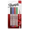 Sharpie Ultra Fine itin ploni standartinių spalvų žymekliai, 4 vnt., 0,5 mm - 1985879