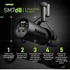 Shure | Dinaminis vokalinis mikrofonas su įmontuotu pirminiu stiprintuvu | SM7DB | Juodas
