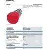 Siemens Raudona grybų pavara (3SU1050- 1HA20- 0AA0)