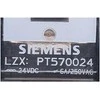 Siemens LZS:PT5A5L24 Pilna relė PT serijos 24V DC kontaktai 4P raudonas LED modulio jungtis. varžtas LZS: PT5A5L24