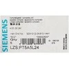 Siemens LZS:PT5A5L24 Pilna relė PT serijos 24V DC kontaktai 4P raudonas LED modulio jungtis. varžtas LZS: PT5A5L24