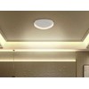 Beliani LED lubinis šviestuvas NANDING metalinis baltas