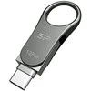 „Silicon Power Mobile C80“ USB atmintinė 128 GB A tipo USB / C tipo USB 3.0 (3.1 Gen 1) Titanium