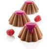 Silikoninė formelė keksiukams Silikomart Mini Briochete SF109, 12 x 33 ml., viso: 396 ml