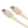 USB kabelis SilverStone USB-C - USB-C 1 m aukso (SST- CPU06G- 1000)