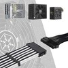 SilverStone ATX 24-Pin-Cable, 300mm - juodos spalvos/baltos spalvos