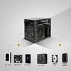 „SilverStone SST–SG16B Mini–ITX“ korpusas – juodas