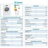 Skalbimo mašina Candy CS4 1272DE/1-S, balta