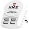 SKROSS sieninis USB įkroviklis 4x A tipo