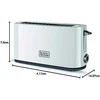 Skrudintuvas Black & Decker juodas+decker Toaster Juodas & Decker BXTO1001E (1000W)