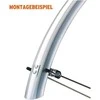 Skydelių komplektas 28" SKS Bluemels 35mm juodas matt