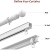 „SwitchBot Smarter Curtain Motor I Rail“ baltas