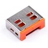Šakotuvas Kabelių Priedas - SmartKeeper UL03P1OR 10 USB A-Port Blokatoriai Pagrindiniai Oranžiniai