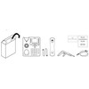 SNOM D717 VoIP stalinis telefonas, baltas