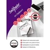 Sztuka Rodzinna Snopake 15788 - Portablocco metallico formato A4, con clip resistente e guide di misurazione, colore: Argento metallizzato