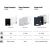 Virtuvinės svarstyklės Maisto Svarstyklės - Soehnle Page Compact 300, 5kg Talpa, 1g Tikslumas, Juoda Slate